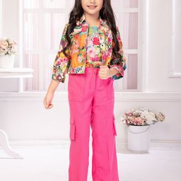 Tiny Baby Girls Printed Top with Trousers-image-10