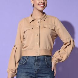 GLITO Women Lightweight Crop Outdoor Jacket-23