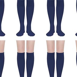 MUKHAKSH Unisex Blue Socks-image-48