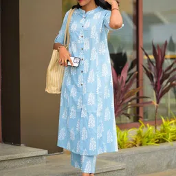 Anni Designer Women Floral Printed Regular Kurta with Palazzos-image-83