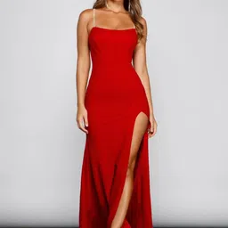 TRAQUILA Bodycon Maxi Dress-image-81