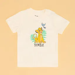 Pantaloons Boys Simba Typography Printed Puff Sleeves Pure Cotton Casual T-shirt-picture-22