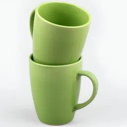 Storepedia Green Handcrafted Solid Ceramic Glossy Mugs Set of Cups and Mugs-21