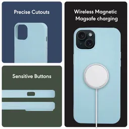 SPRIG Solid Printed iPhone 15 Plus Back Case Mobile Accessories image 2