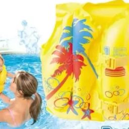 INFLATABLE LIFE JACKET 41X30CM Swim Floatation Belt-image-66
