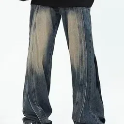 StyleCast Men Wide Leg Heavy Fade Jeans-image-58