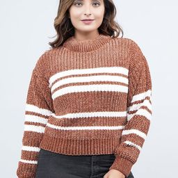 FEVERFEW Women Striped Pullover-image-99