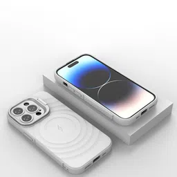 Luxury Kase Solid iPhone 15 Pro Impact Resistant Rugged Back Case with Wireless Charging-picture-9