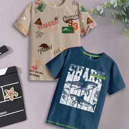 CODEZ Boys 2 Pure Cotton T-shirt-image-95