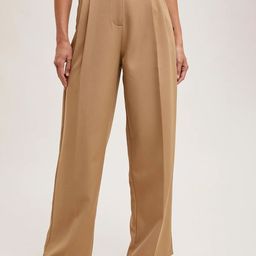 Chemistry Women Relaxed Straight Leg Straight Fit High-Rise Pleated Trousers-picture-34