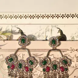 ISLANA Geometric Chandbalis Earrings-10
