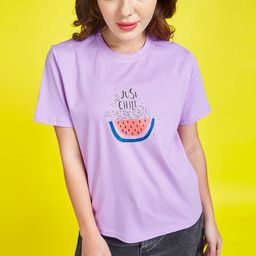 Mast & Harbour Women Printed Cut Outs T-shirt-image-76