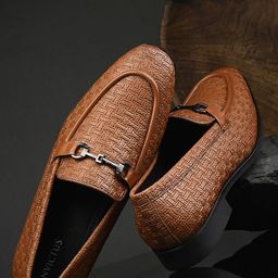 INVICTUSMen Faux Leather Formal Loafers-image-2