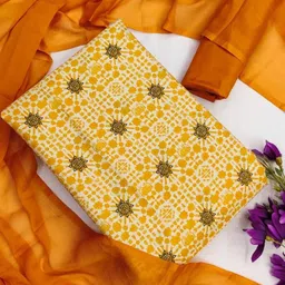 KALINI Ethnic Motifs Embroidered Unstitched Dress Material-image-66