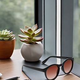 SUNNIES Unisex Round Sunglasses with UV Protected Lens SNS-016-C4(B)-Gradient.Orange-11