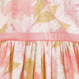 Campana Floral Print Flutter Sleeve Fit & Flare Dress image 2