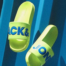 Jack & Jones Men Printed Sliders-57