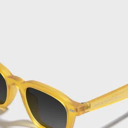 SAM & MARSHALL Unisex Square Sunglasses with UV Protected Lens DARIO_YELLOW_2700 image 2