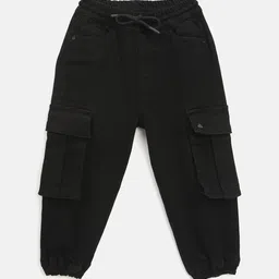 Blue Giraffe Boys Jogger Mid-Rise Slash Knee Stretchable Jeans-image-65