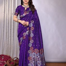 KALINI Woven Design Silk Blend Saree-image-70