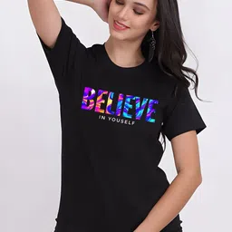 Moda Rapido Women Drop-Shoulder Sleeves T-shirt-picture-29