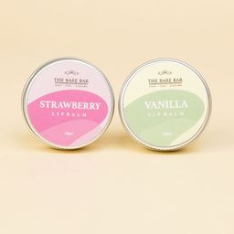 The Bare Bar Set Of 2 Strawberry & Vanilla Lip Balm - 10 g Each-63