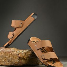 The Roadster Lifestyle Co Men Comfortable, Washable & Durable Open Toe Sandals-image-81