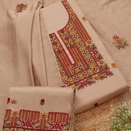 Soch Floral Embroidered Sequinned Unstitched Dress Material-image-79