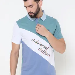 Duke Men Typography Printed Polo Collar Cotton T-shirt-image-58