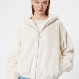 Koton Women Hooded Tailored Jacket-image-69
