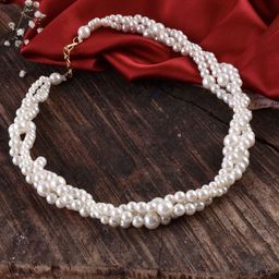 SHONA'S STYLE Rhodium-Plated Choker Necklace-10