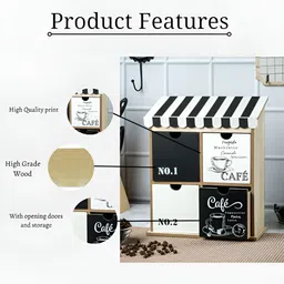 eazy wagon Black & White Reusable Multi-Utility Organisers image 5