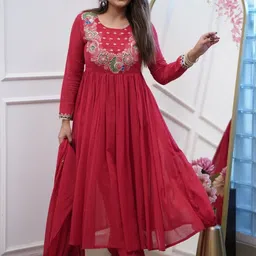 GHAN SALS Women Kurta with Trouser & Dupatta-picture-48
