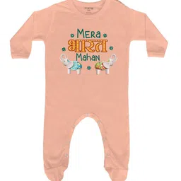 FFLIRTYGO Kids Independence Day Printed Round Neck Cotton Romper-image-73