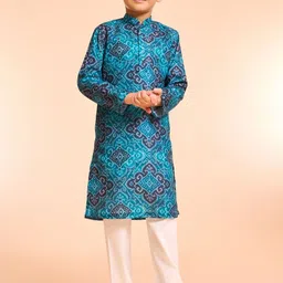 Manyavar Boys Abstract Printed Kurta with Pyjama-41
