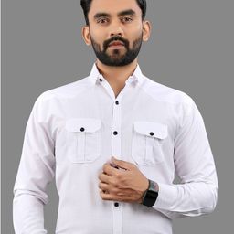 KHUSHI CREATION Men Original Opaque Casual Shirt-image-88
