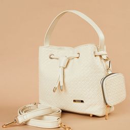 CODE by Lifestyle PU Structured Bow Detail Shoulder Bag image 5