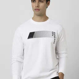 Van Heusen Flex Men Printed Round Neck Sweatshirt-picture-17