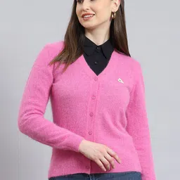 Monte Carlo Women Woollen Cardigan-image-58