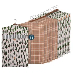 Kuber Industries Brown Set of 6 Regular Multi-Utility Organisers-22