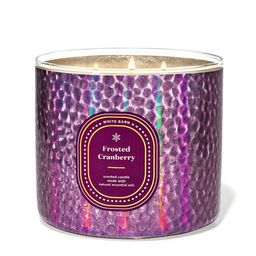 Bath & Body Works Frosted Cranberry Scented 3-Wick Candle - 411g-picture-46