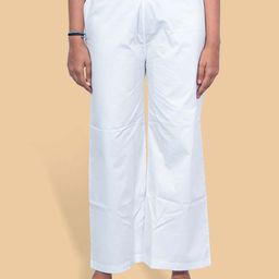 Kryptic Women Cotton Flared Trousers-image-76