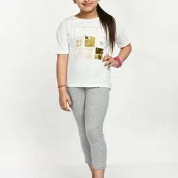 BAESD Girls Solid Slim Fit Pure Cotton Capris-image-72