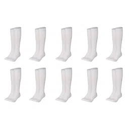 MUKHAKSH Men Pack Of 10 Cotton Knee Length Socks-image-82