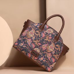 ZOUK Women Floral Printed Swagger Handheld Bag-58