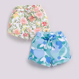Biskid Girls Floral Printed Hot Pants Shorts-36
