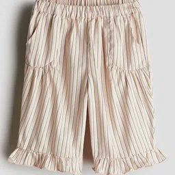 H&M Frilled Cotton Poplin Trousers-image-44