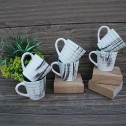 laghima jadon Multicoloured Printed Ceramic Glossy Cups Set of Cups and Mugs image 3