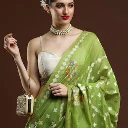Mitera Women Ethnic Motifs Woven Design Banarasi Saree-41