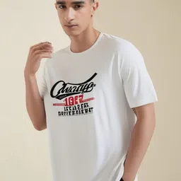 Moda Rapido Typography Printed Round Neck Short Sleeves Oversized T-shirt-picture-14
